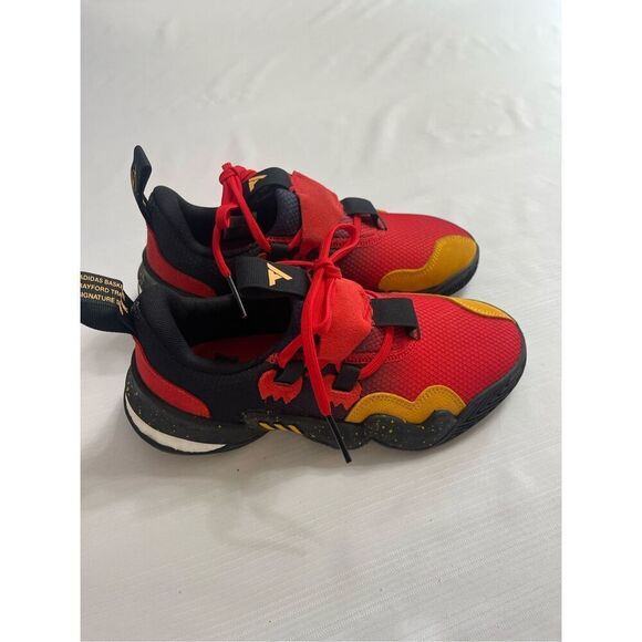 Adidas Trae Young 1 Men's Basketball Sneakers Vivid Red GY3772 Size 5 - Picture 1 of 9